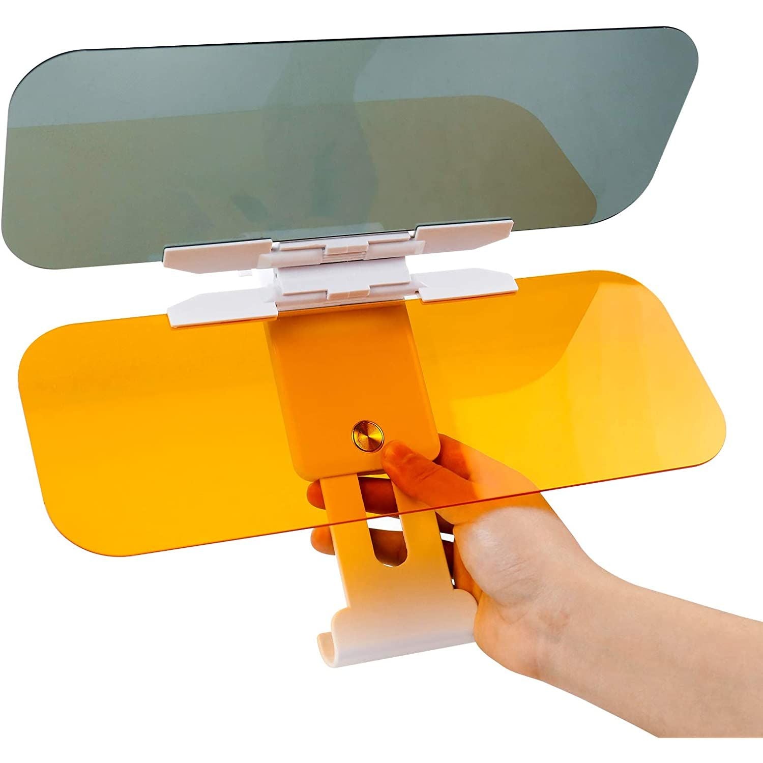 Car Sun Visor, Car 2 in 1 Day and Night Anti-glare Mirror